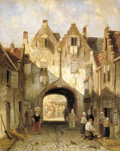 Das alte Tor von Charles-Henri-Joseph Leickert