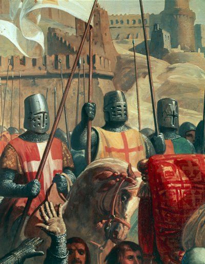 Kreuzritter (Detail) von Charles Philippe Lariviere
