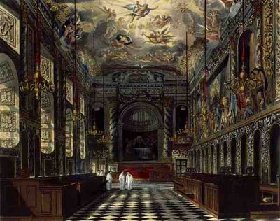 Die königliche Kapelle, Windsor Castle, aus 