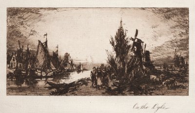 Auf dem Deich, 1885 von Charles A. Vanderhoof