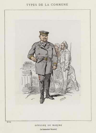Marineoffizier, Le Commandant Durassier von Charles Albert d Arnoux Bertall