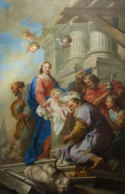 Die Anbetung der Könige von Charles André van Loo