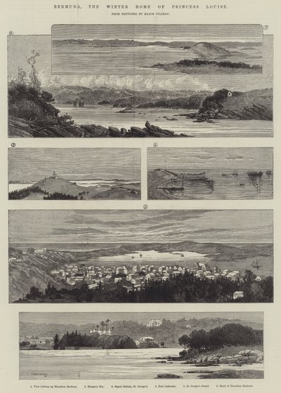 Bermuda, das Winterheim von Prinzessin Louise von Charles Auguste Loye