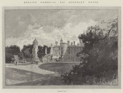 Burghley House von Charles Auguste Loye