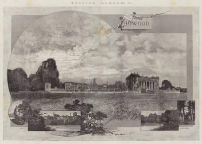 Englische Häuser, Bowood von Charles Auguste Loye