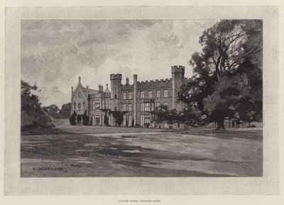 Englische Häuser, Wycombe Abbey von Charles Auguste Loye