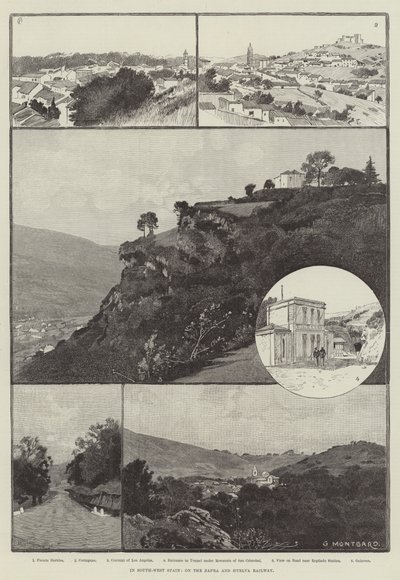 Im Südwesten Spaniens, an der Zafra- und Huelva-Bahn von Charles Auguste Loye