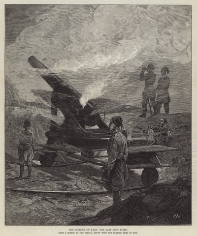 Die Verteidigung von Kars, der letzte Schuss von Charles Auguste Loye
