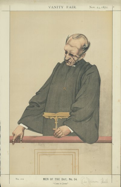 Der Reverend Newman Hall von Charles Auguste Loye