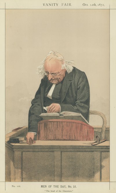 Der Reverend Thomas Binney von Charles Auguste Loye