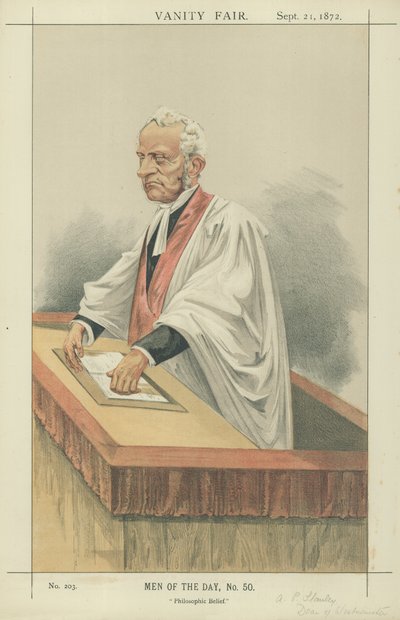 Sehr ehrwürdiger Arthur Penrhyn Stanley, Dekan von Westminster von Charles Auguste Loye