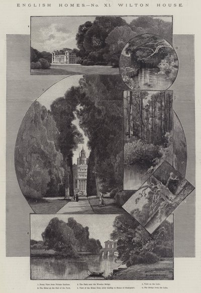 Wilton House von Charles Auguste Loye