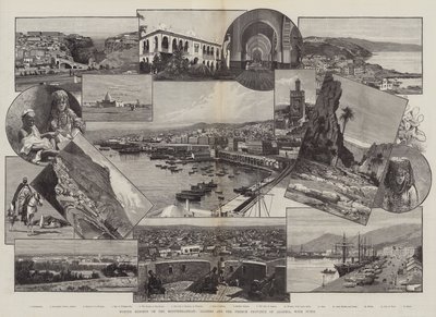 Winterresorts am Mittelmeer, Algier und die französische Provinz Algerien, mit Tunis von Charles Auguste Loye