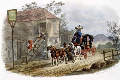 "Ein fauler Pferdepfleger für die Post", graviert von R.G. Reeve, veröffentlicht von Thomas McLean von Charles B. (after) Newhouse