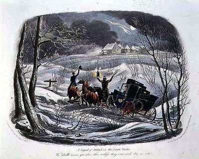 Ein Notsignal oder Der Weihnachtsbesucher, gestochen von R.G. Reeve, veröffentlicht von Thomas McLean von Charles B. (after) Newhouse