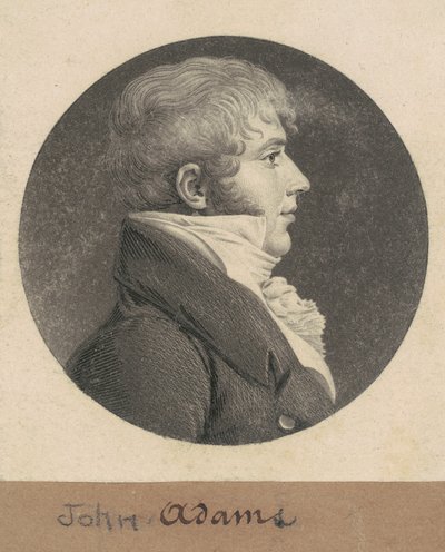 John Strong Adams von Charles B. J. Févret de Saint Mémin