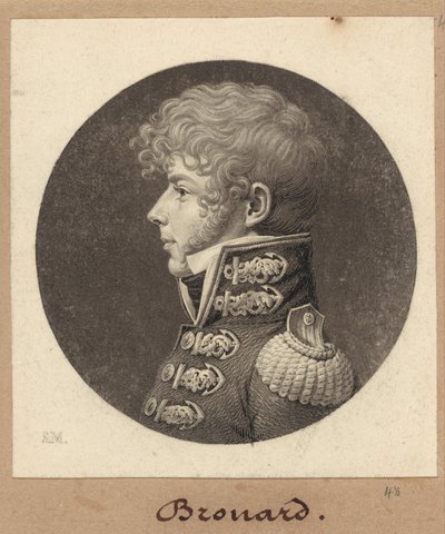 Michel Angélique Brouard von Charles B. J. Févret de Saint Mémin