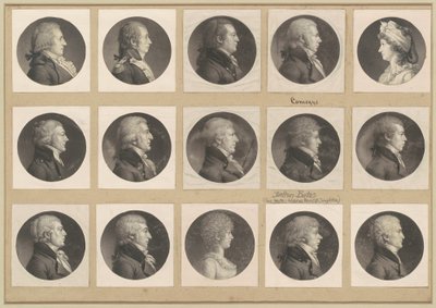 Saint-Mémin Sammlung von Porträts, Gruppe 53 von Charles B. J. Févret de Saint Mémin