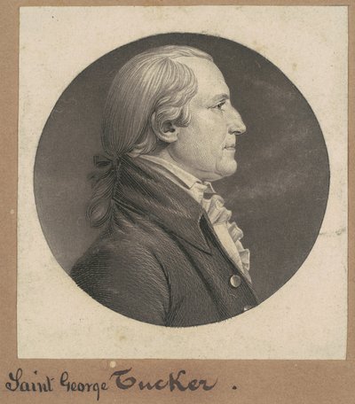 Saint George Tucker von Charles B. J. Févret de Saint Mémin