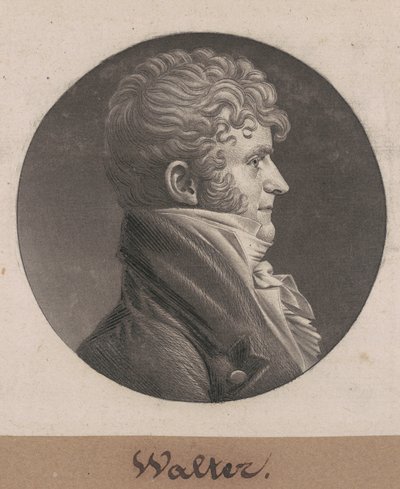 Samuel Purviance Walker von Charles B. J. Févret de Saint Mémin