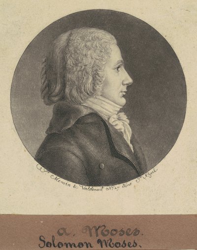 Solomon Moses von Charles B. J. Févret de Saint Mémin