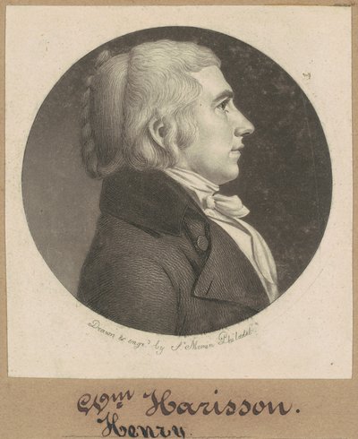 William Henry Harrison von Charles B. J. Févret de Saint Mémin