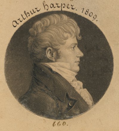 Arthur Harper von Charles Balthazar Julien Févret de Saint-Mémin