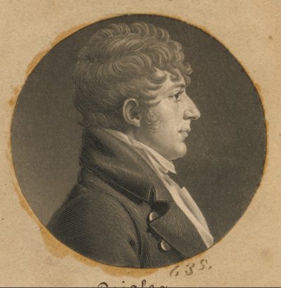 Benjamin Ricketts von Charles Balthazar Julien Févret de Saint-Mémin
