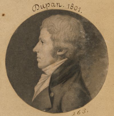 Dupan von Charles Balthazar Julien Févret de Saint-Mémin