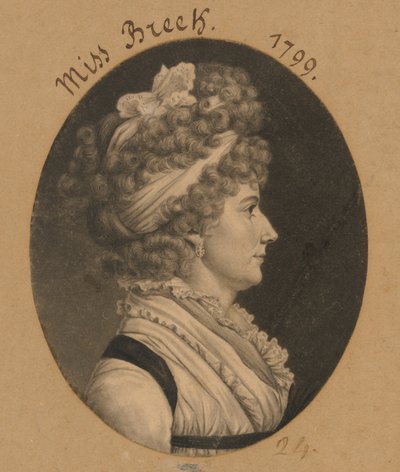 Hannah Breck von Charles Balthazar Julien Févret de Saint-Mémin