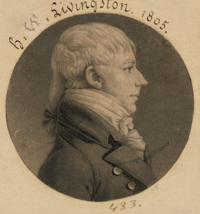 Henry Walter Livingston von Charles Balthazar Julien Févret de Saint-Mémin