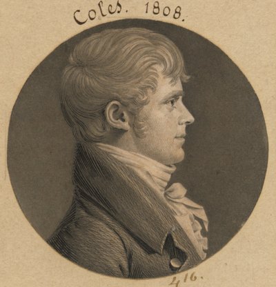 Isaac A. Coles von Charles Balthazar Julien Févret de Saint-Mémin