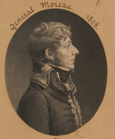 Jean-Victor Moreau von Charles Balthazar Julien Févret de Saint-Mémin