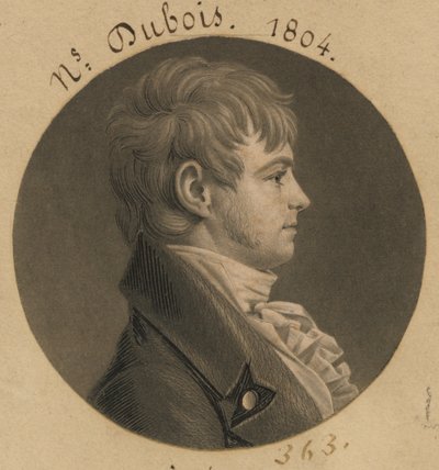 Nicholas DuBois von Charles Balthazar Julien Févret de Saint-Mémin