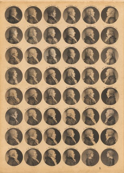 Saint-Mémin Folio 3 von Charles Balthazar Julien Févret de Saint-Mémin