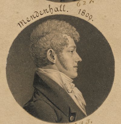 Thomas Mendenhall, Jr. von Charles Balthazar Julien Févret de Saint-Mémin