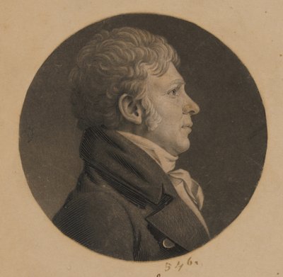 Unbekannter Mann von Charles Balthazar Julien Févret de Saint-Mémin