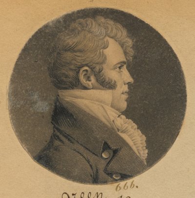 Unbekannter Mann von Charles Balthazar Julien Févret de Saint-Mémin