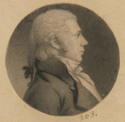 Unbekannter Mann von Charles Balthazar Julien Févret de Saint-Mémin