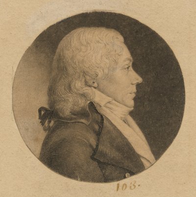Unbekannter Mann von Charles Balthazar Julien Févret de Saint-Mémin
