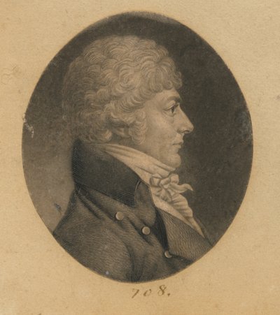 Unbekannter Mann von Charles Balthazar Julien Févret de Saint-Mémin