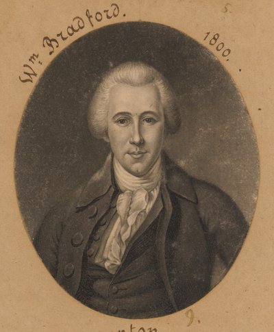 William Bradford, Jr. von Charles Balthazar Julien Févret de Saint-Mémin