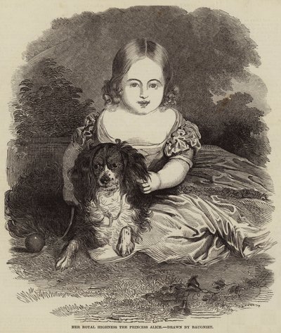 Ihre Königliche Hoheit Prinzessin Alice von Charles Baugniet