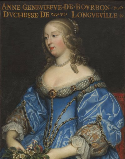 Anne-Geneviève de Bourbon-Condé 1619-1679, Herzogin von Longueville, Mitte des 17. Jahrhunderts von Charles Beaubrun