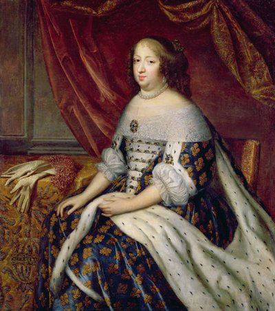 Porträt von Anna von Österreich (1601-66), Königin von Frankreich von Charles Beaubrun