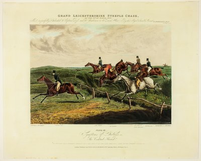 Symptome der Not, aus The Grand Steeplechase Over Leicestershire von Charles Bentley