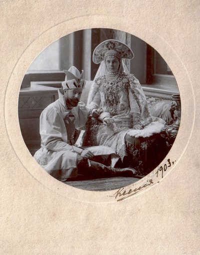 Großherzog Alexander Michailowitsch und Großherzogin Xenia Alexandrowna von Russland, 1903 von Charles Bergamasco