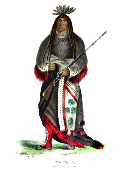 Wanata, Großhäuptling der Sioux von Charles Bird King
