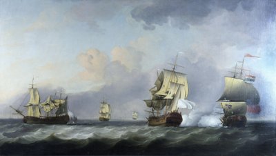 Die Eroberung der französischen Handelsschiffe 