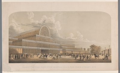 Ansicht des Crystal Palace von Charles Burton